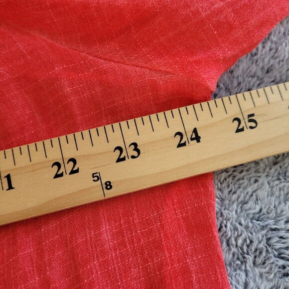 IN STudio Women Top Plus Size 3X Pink Button Up Lagenlook Lightweight Boho 17458 - Picture 10 of 13